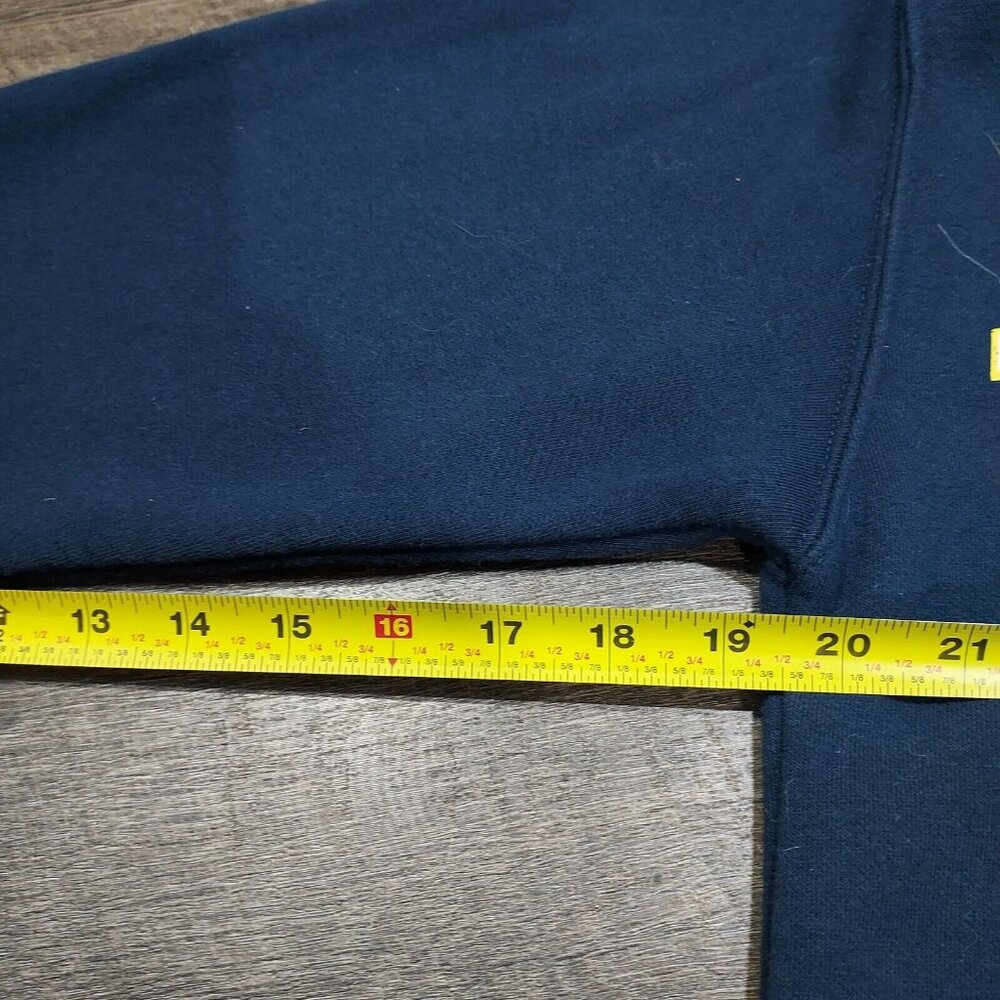 JanSport US Navy Sweatshirt Hoodie Adult Xsmall Military Blue Front Pockets - Picture 8 of 13